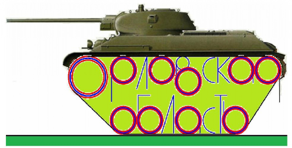 Эмблема танк Орловская область
