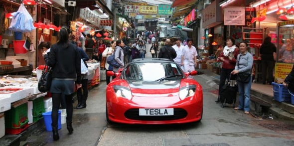 Tesla спад продаж в Китае