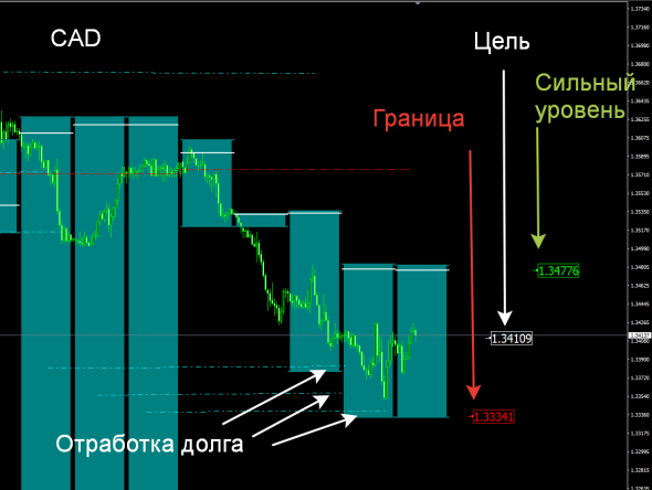 Индикатор опционных зон для Форекс