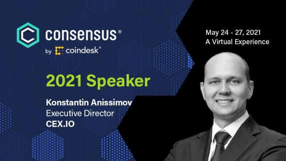 CEX.IO примет участие в конференции Consensus 2021 от Coindesk