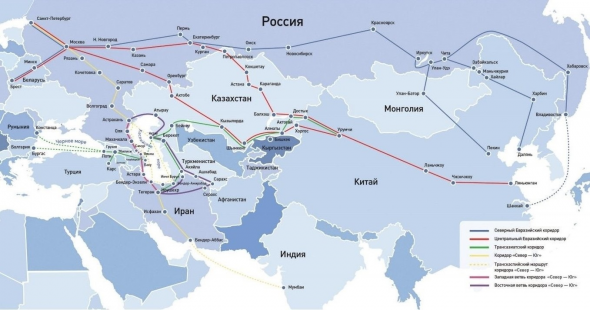 Резкий рост транзита контейнеров из Китая в Евросоюз, через ж/д  России за 9 месяцев 2020 года.