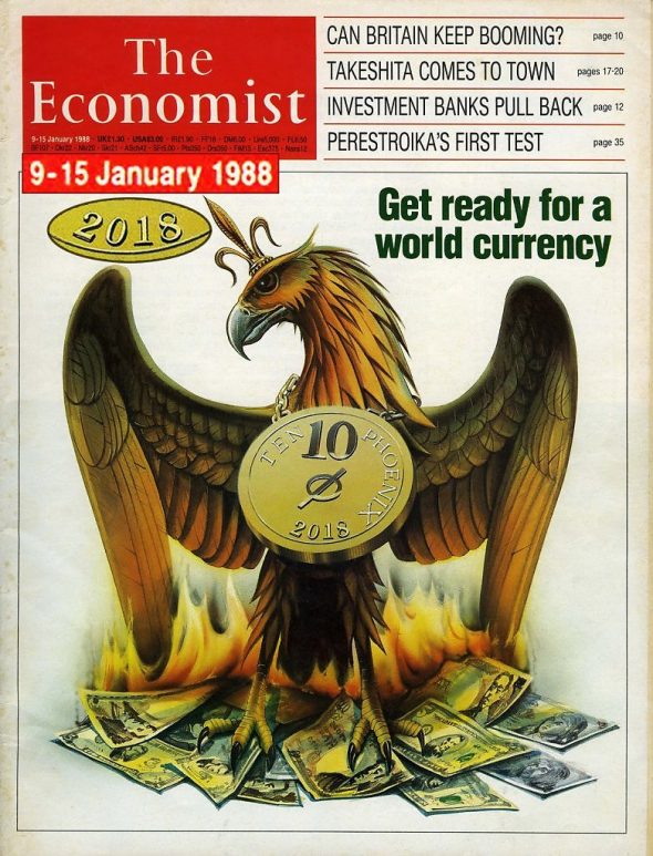 Самая значимая обложка журнала  "Экономист"